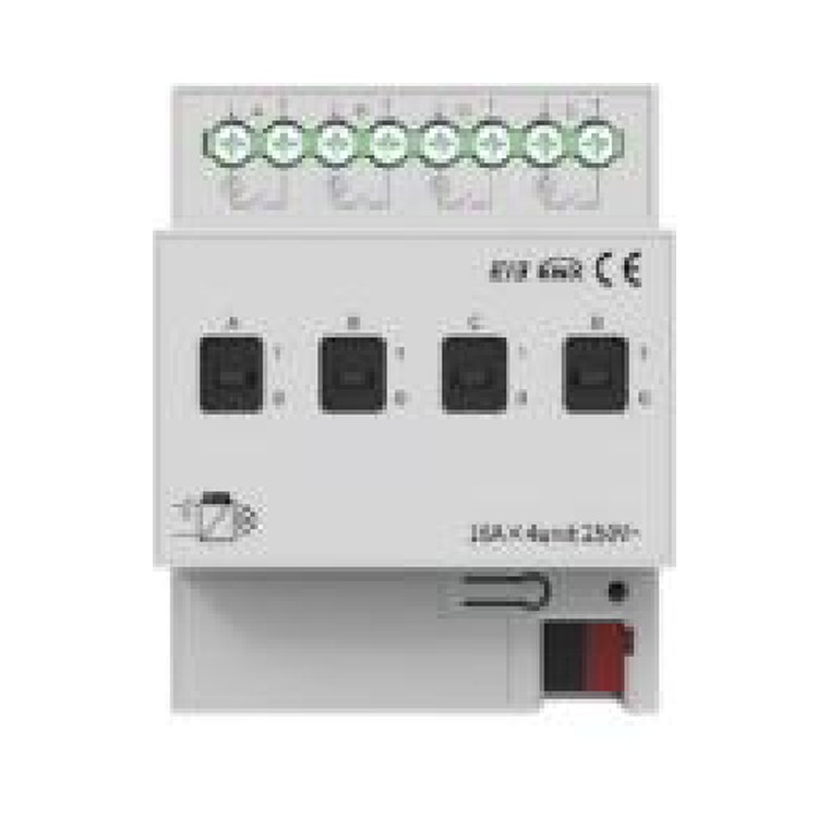 LKNXA005 Rail Mount 4-Load Switch Actuator — KNX DIN rail · 4 × 16 A channels, Dubai UAE