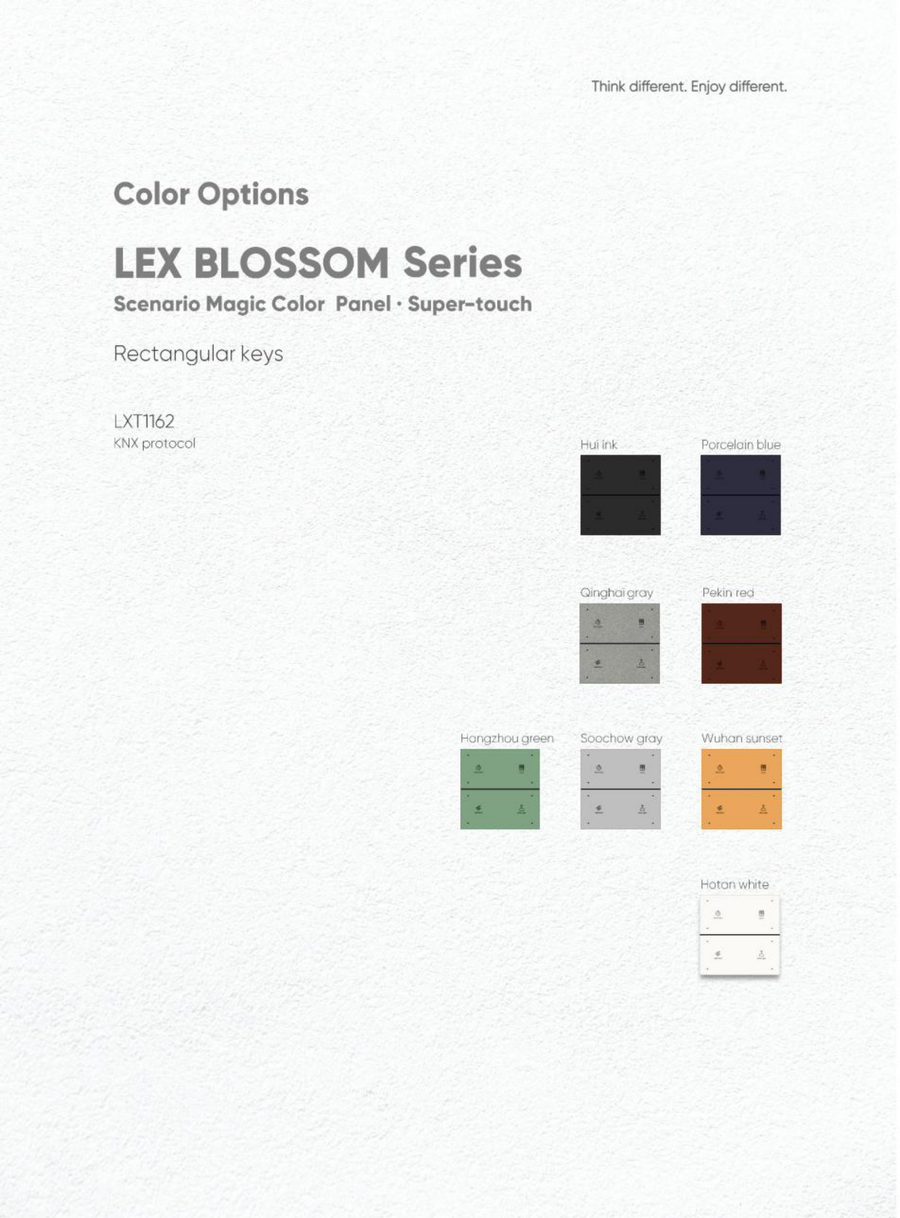 LEX BLOSSOM Magic Colour Panel — Rectangular Keys view 4
