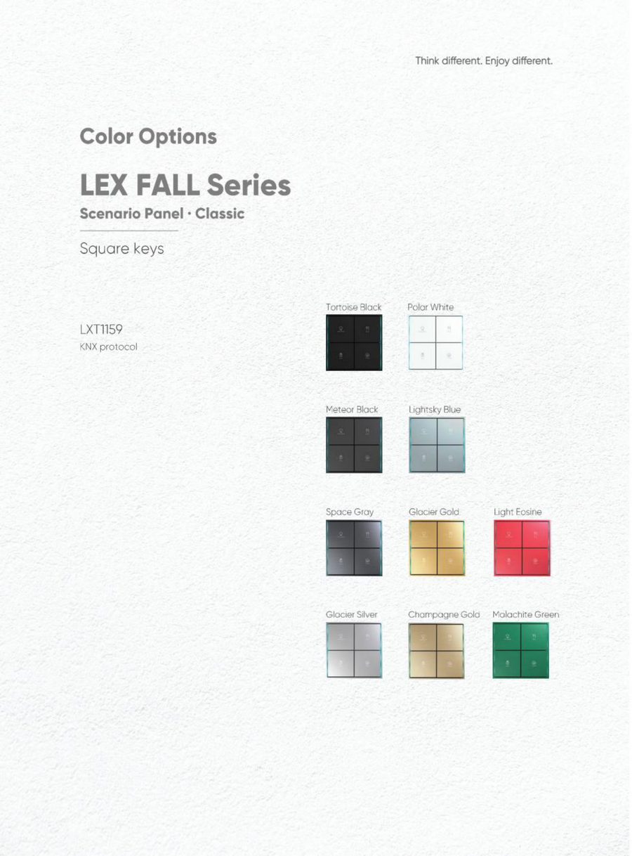 LEX FALL Scenario Panel — Square Keys view 4