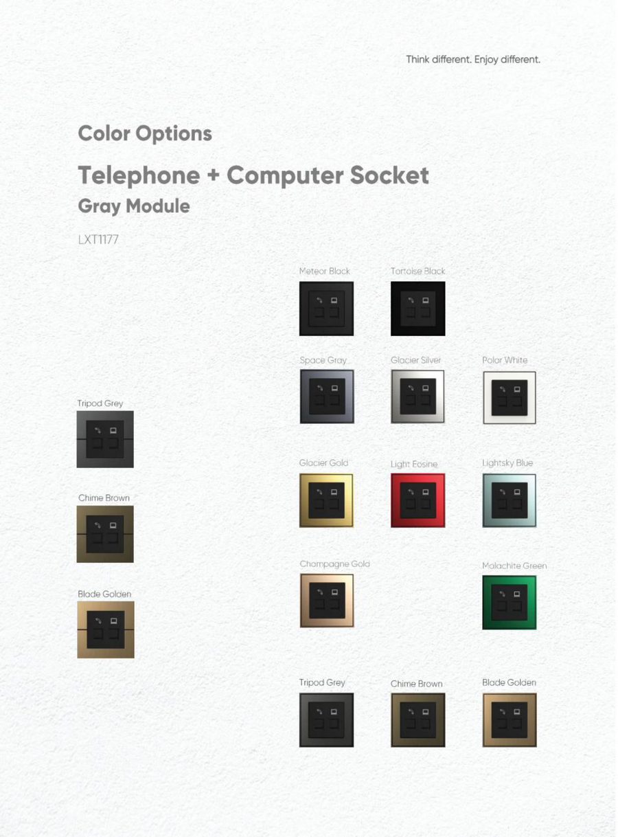 Telephone + Computer Socket view 4