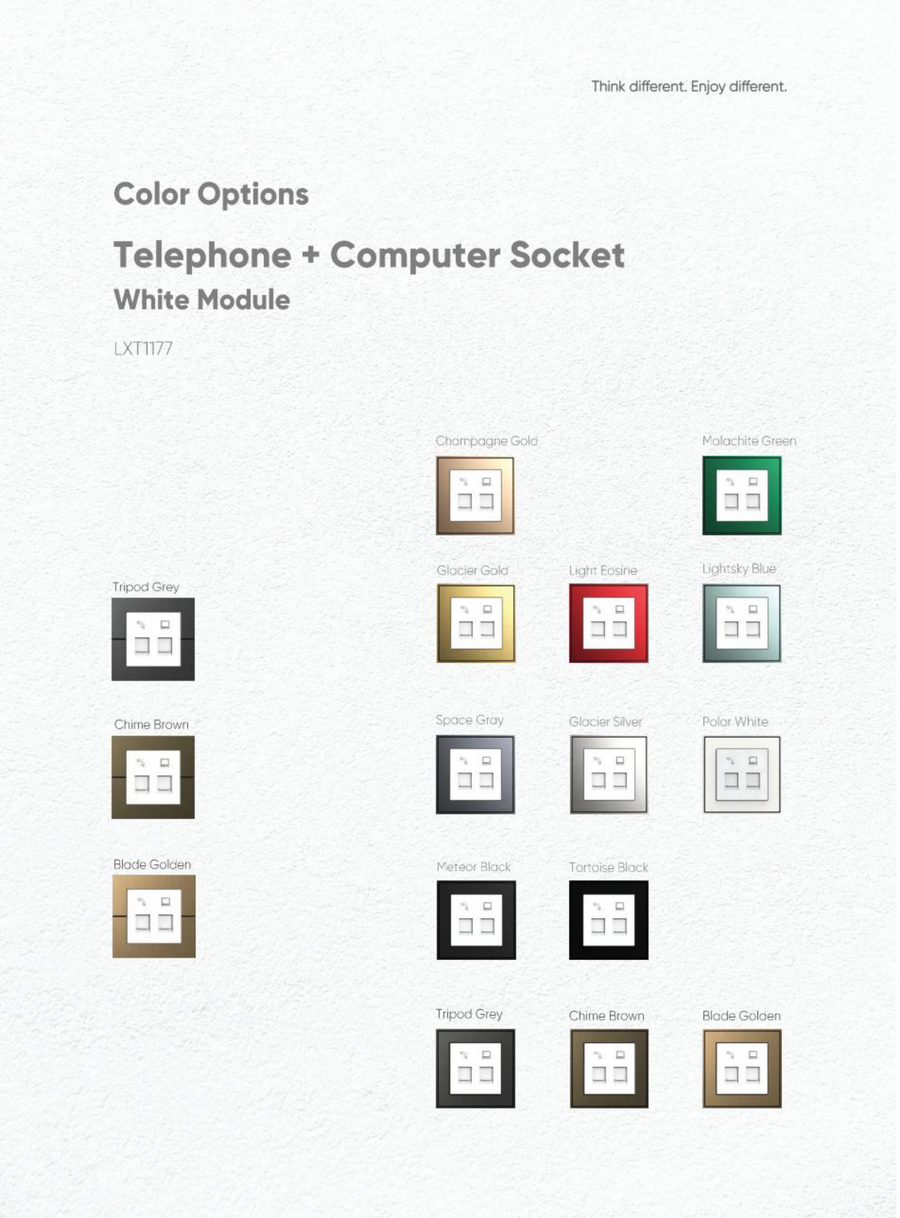 Telephone + Computer Socket view 5