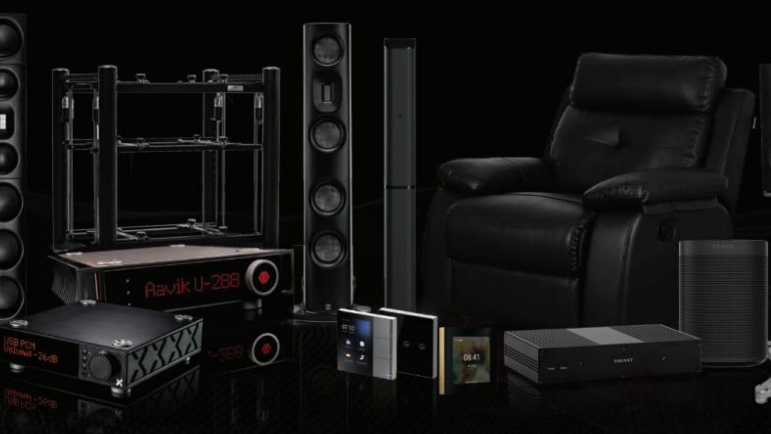 Technology and luxury brand partnerships — KNX, Lumibright, Tridonic, Savant, Bowers & Wilkins and more