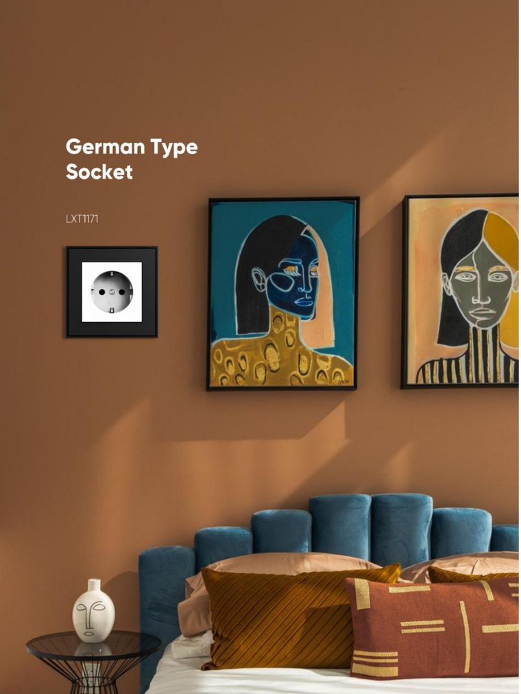 German Type Socket (Schuko) view 2