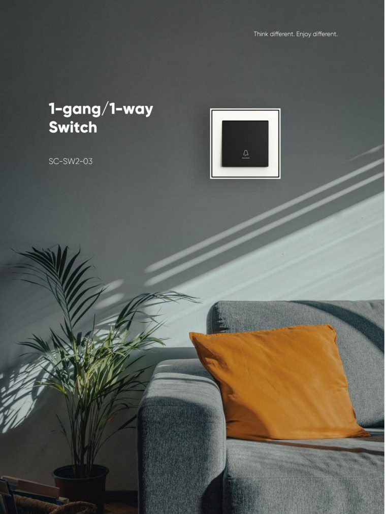 1-Gang / 1-Way Switch view 2